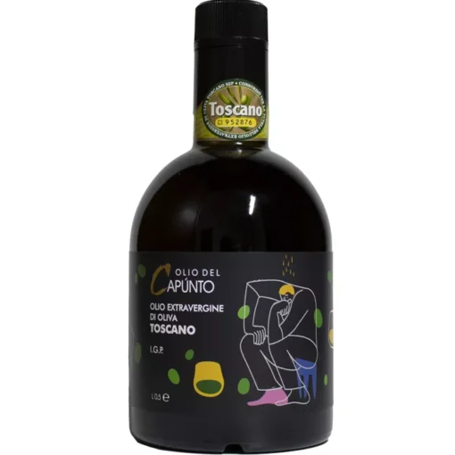 Bottiglia olio extravergine di oliva toscano