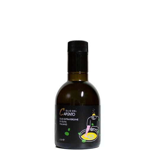 Bottiglia olio extravergine di oliva italiano